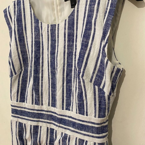 Φόρεμα J. Crew λινό μεταχειρισμένο, μέγεθος Medium, άσπρο