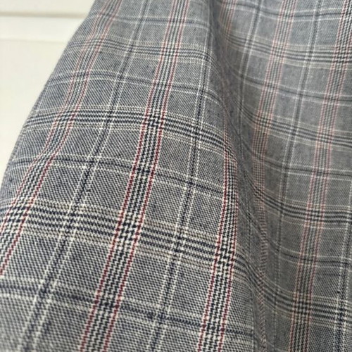 Short skirt like new, gray and blue, alpha line, size S