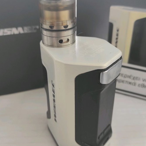 Wismec Luxotic DF Box Mod used, white pearl with silicone cover