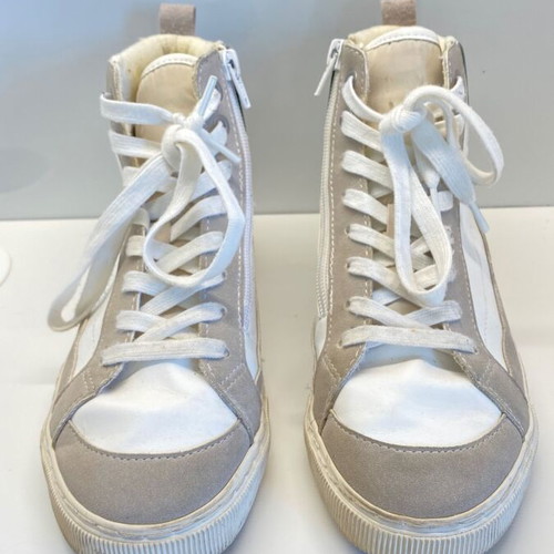 Zara kids' boots with zipper size 36 like new, white beige