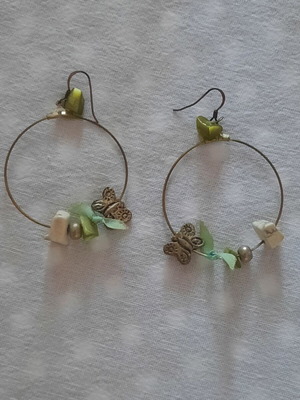 Handmade silver earrings