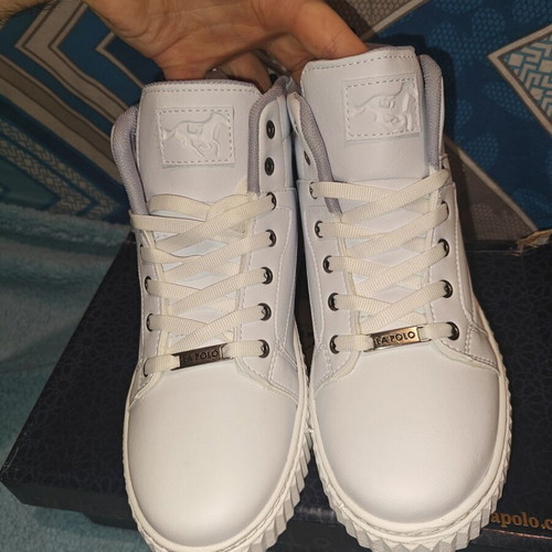 L.A Polo casual shoes white, new, size 43