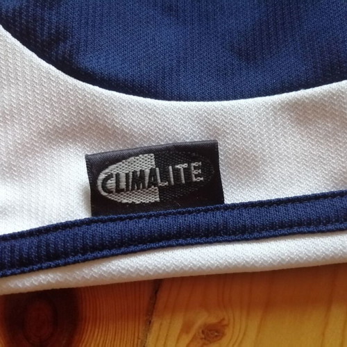 Adidas Climalite boys' sports shorts size M, dark blue and white