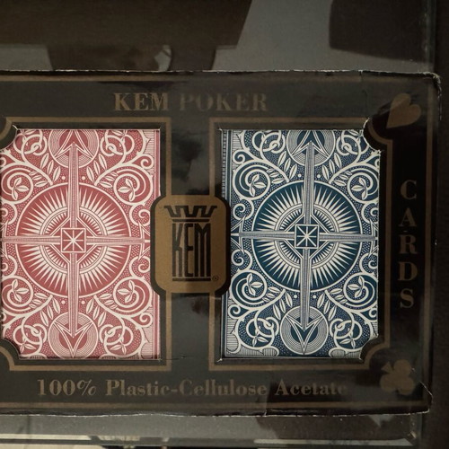 KEM playing cards new, pack of 2, made in USA