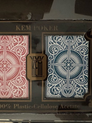 KEM playing cards new, pack of 2, made in USA