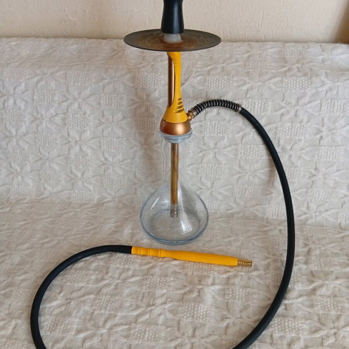 Heavy hookah 55 cm with glass base and X function design