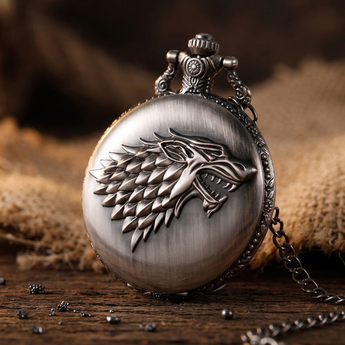 Game of Thrones Stark House Pocket Watch Pendant
