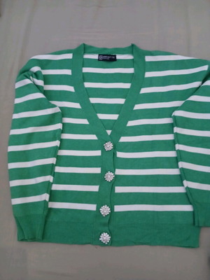 Brigitte boutique cardigan green, one size, like new