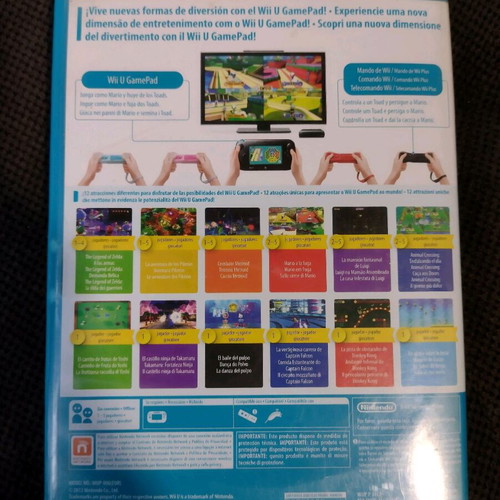 Nintendo Land game for Wii U console like new, original packaging