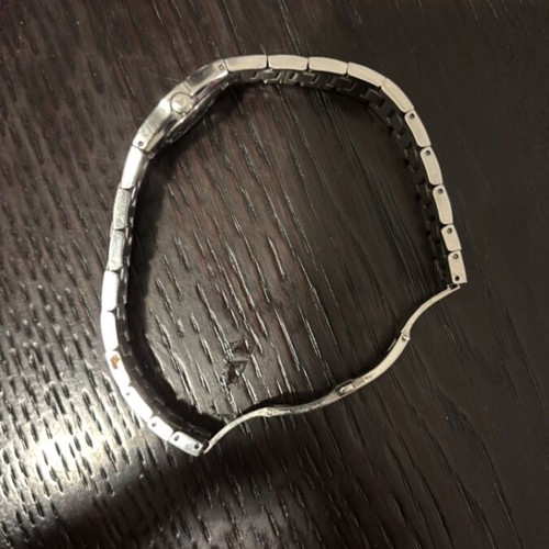 Tissot women's watch used, stainless steel with diamonds