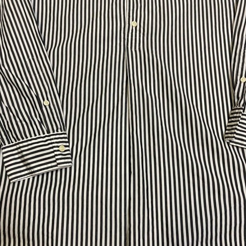 Ralph Lauren Black White Striped Dress Shirt XL