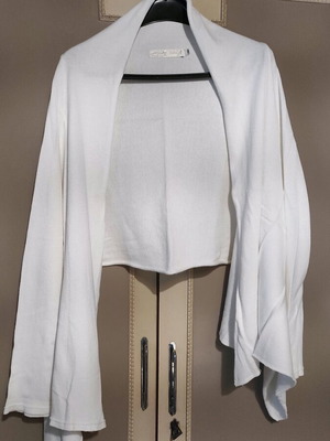 Ioanna Kourbela cardigan 100% cotton like new, asymmetric