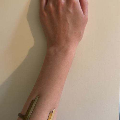 Bracelet Handcuff Women Accessories handmade, adjustable, bronze and silver mix