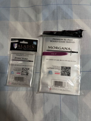 Sleeves for cards new