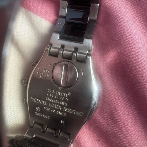 Ρολόι Swatch Irony Chrono Dreamnight ατσάλινο σαν καινούργιο