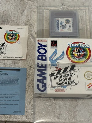 Tiny Toon Adventures 2 Montana's Movie Madness Game Boy PAL пълно в кутия като ново