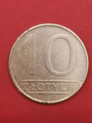 Poland 10 Zloty Coin 1987 like new