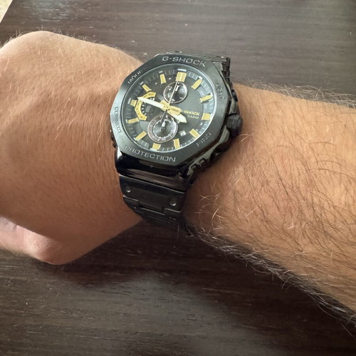 Casio G-Shock Black Stainless Steel Watch new