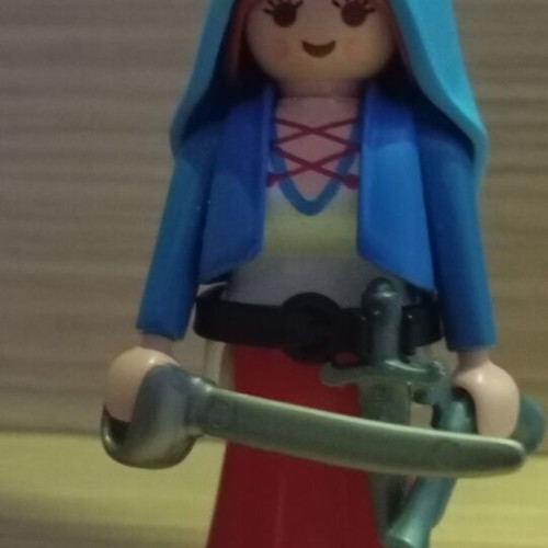 Playmobil Woman Revolution 1821 like new, custom