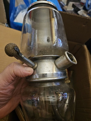 Vintage Art Deco Coffee Maker used, interwar period