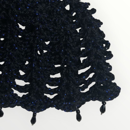 Summer crochet caps with rhinestones new, set of 3