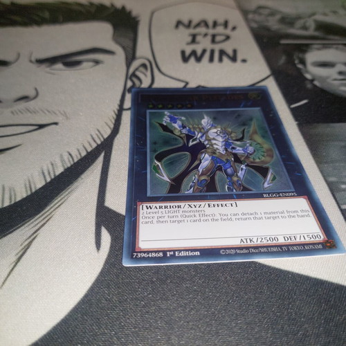 Constellar Pleiades card like new, LIGHT Xyz monster, 2500 ATK