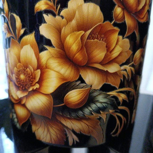 Set of 5 storage containers 500g hand-decorated new