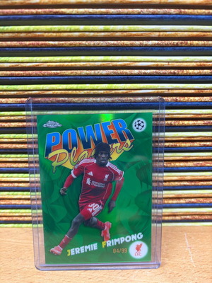 2025-26 Topps Chrome UCC Jeremie Frimpong Power Players Green #PP-1 new