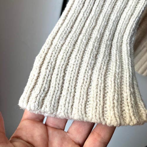 Massimo Dutti knitted sweater size M like new, beige, cotton linen