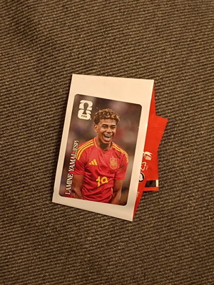 Стикер Lamine Yamal (ESP) Panini Coca Cola FIFA World Cup 2026 нов