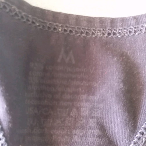 Calvin Klein sports bra used, size M, blue
