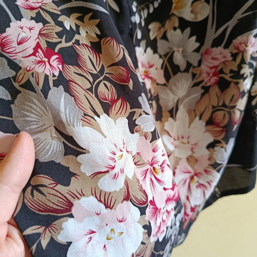 Playsuit floral Shein like new with half sleeves and front tie