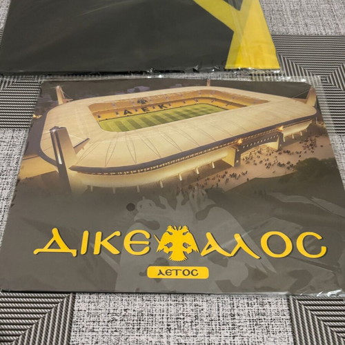 AEK mousepad and flag in excellent condition, official replica