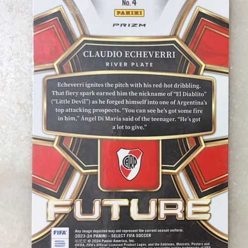 Panini Select FIFA Claudio Echeverri Future Insert RC new