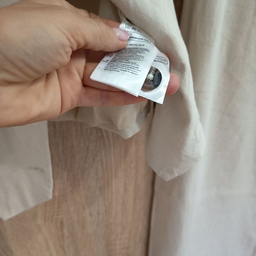 Bershka linen set size S, like new, beige