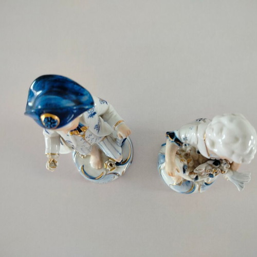 Vintage porcelain figurines Norleans Japan used, set of 2