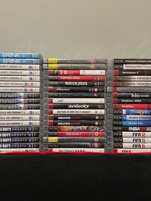 Συλλογή 52 παιχνιδιών PlayStation 3 (PS3)