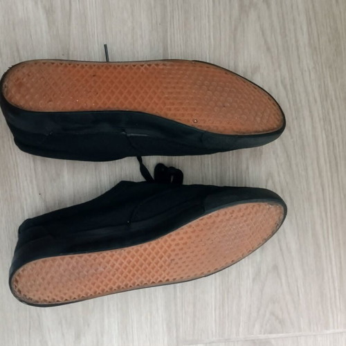 Men's casual black canvas shoes size 44 like new