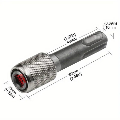 Sds-plus adapter new for drills and digging tools