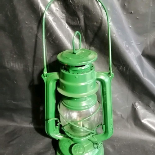 Vintage storm lantern used, restored from 1970