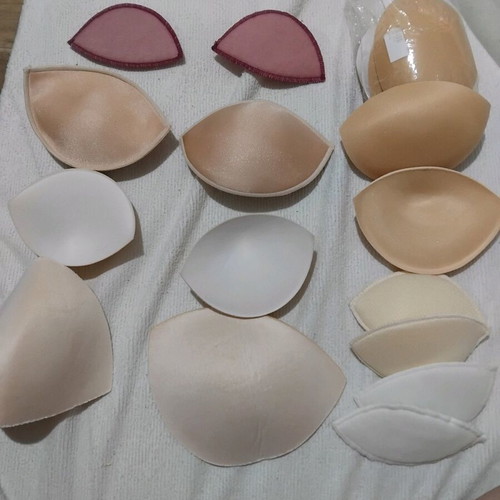 Bra inserts like new, pack of 11, white and beige