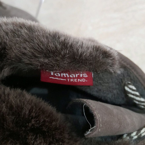 Tamaris ankle boots brown like new, size 39, lightly worn