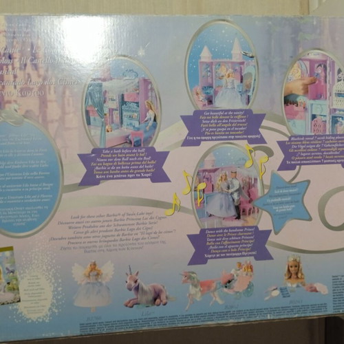 Barbie Fairy Tale Castle Swan Lake used