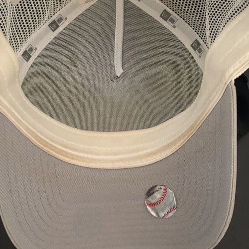 New Era cap used, grey, one size