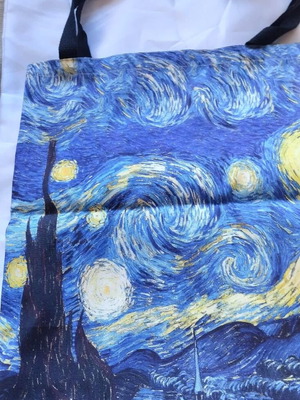 Fabric tote bag Starry Night Vincent Van Gogh new