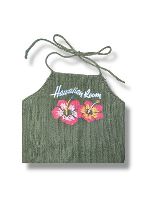 Halter top Hawaiian room Benetton green like new