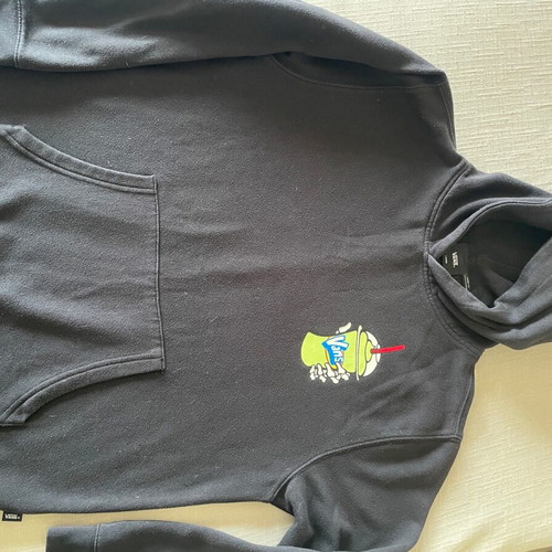 Vans kids sweatshirt used, size L, black