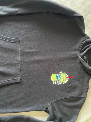 Vans kids sweatshirt used, size L, black