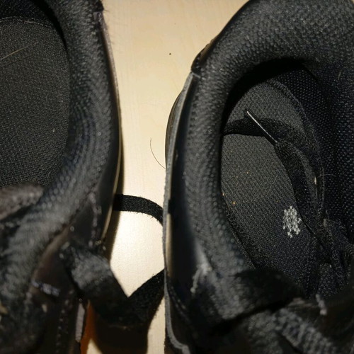 Nike Air Force athletic shoes like new, size 38, black