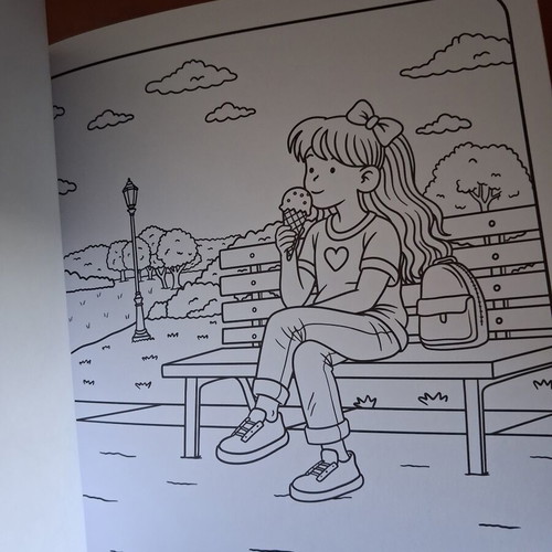 Colouring book with 30 drawings